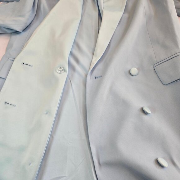 THE DROP Women's Summer Song Blazer/Dress by @carolinecrawford Sz: S Blue - Picture 11 of 16